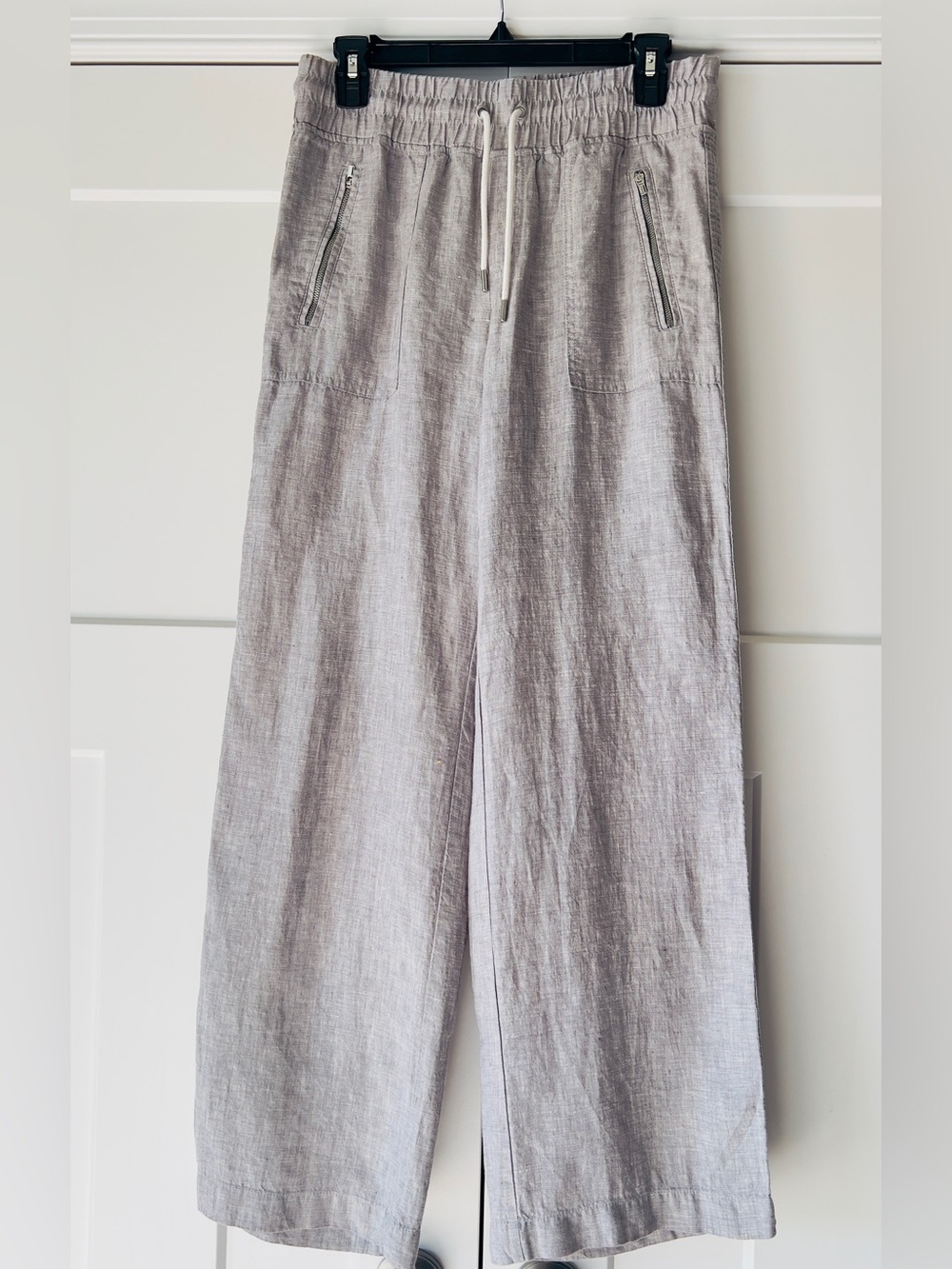 Athleta Women’s Cabo Linen Wide Leg Pant - Gray - Size 6